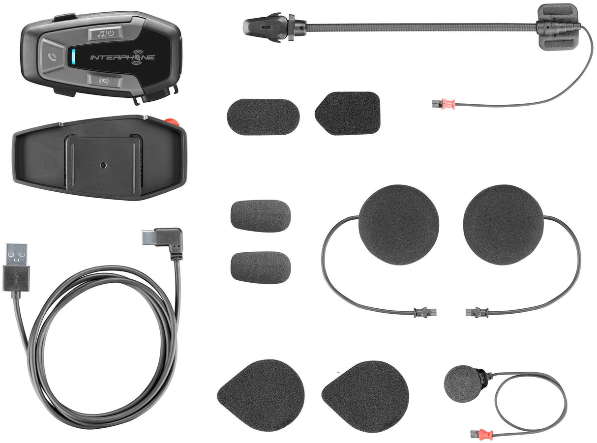 Interphone helm com.systeem interp. u-com 6r enkele kit