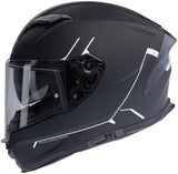 Spec-x integraalhelm sx-82.03 r2 stinger helmet sx-82.03 r2 black matt grey xl pin re