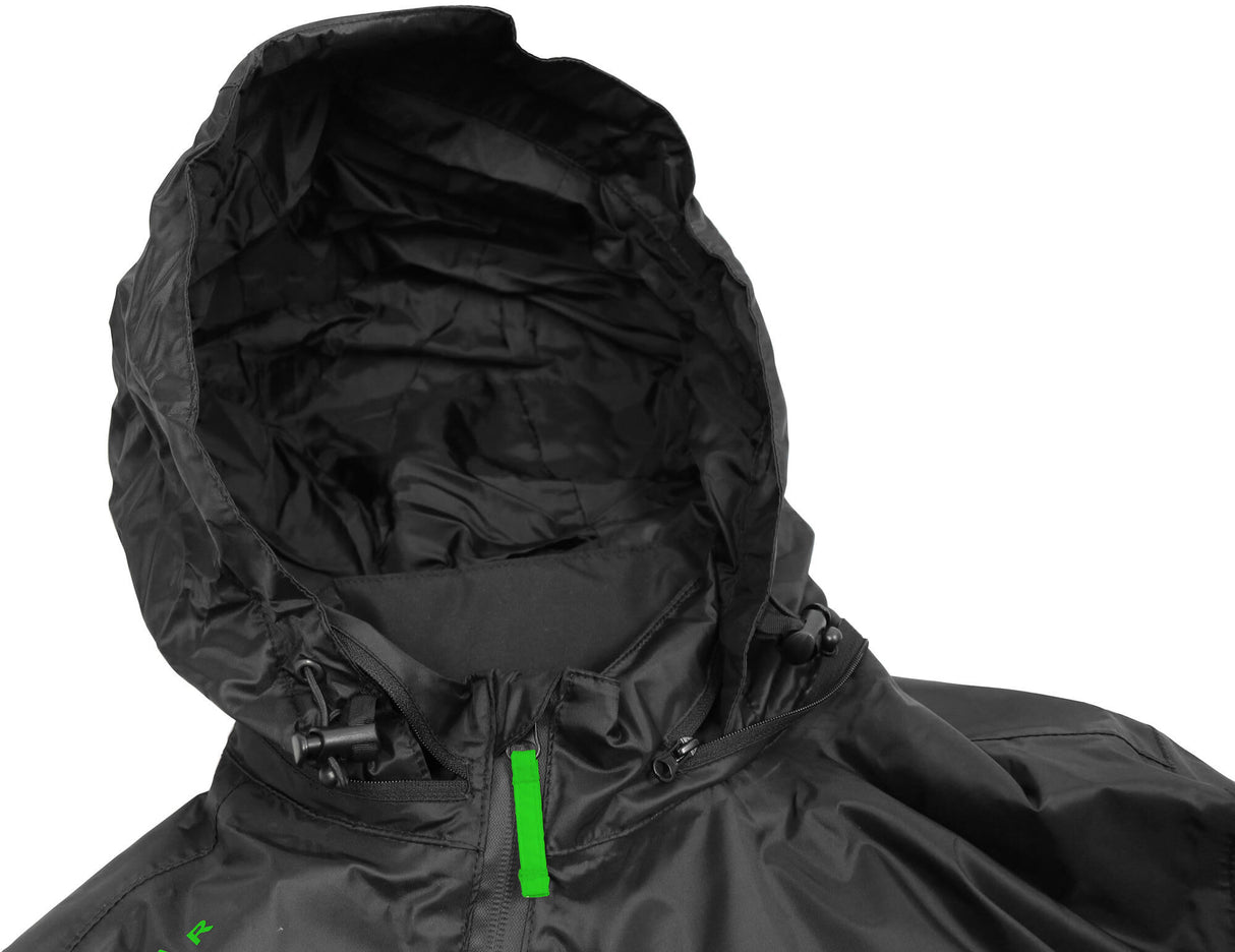 Ufo plast regenjas pakhar rain jacket ufo black gr. xl