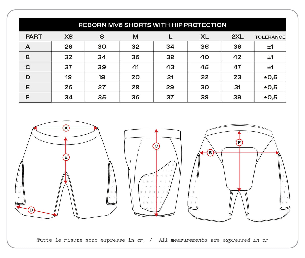 Ufo plast protector broek "reborn mv6 protector pants ufo reborn mv6 black gr. s