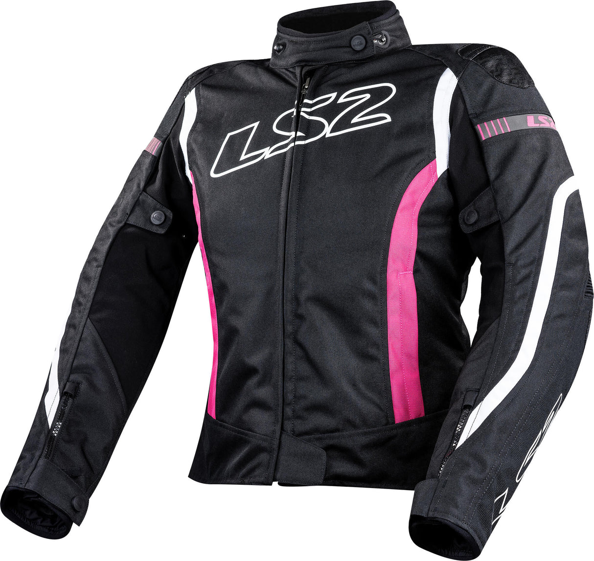 Ls2 jas gate jacket gate lady black pink xl