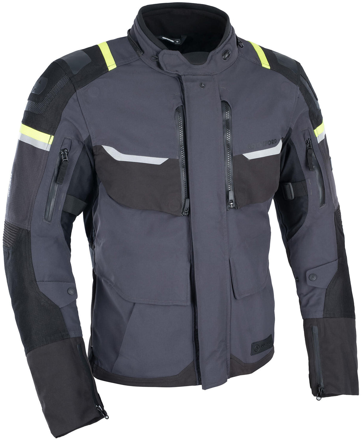 Oxford jas stormland jacket stormland gray sw neon yellow gr. 4