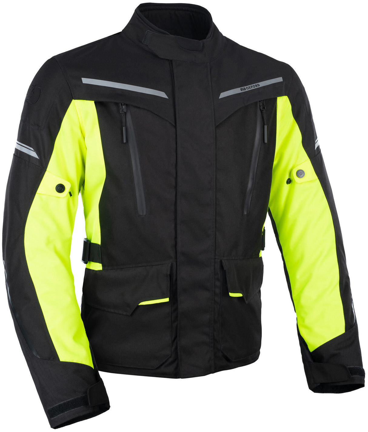 Oxford metro 2.0 jas jacket metro 2.0 black neon yellow gr. xl