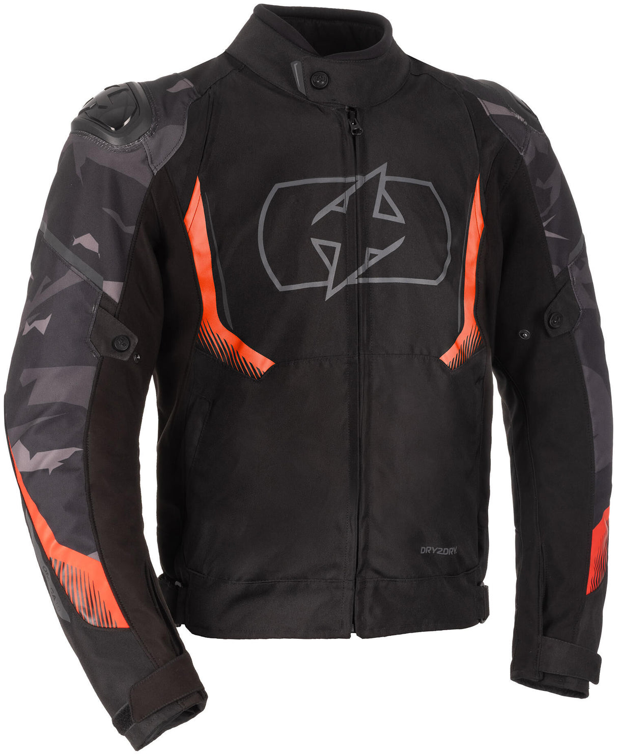 Oxford jas omega 1.0 jacket omega 1.0 d2d ms black camo red 3xl
