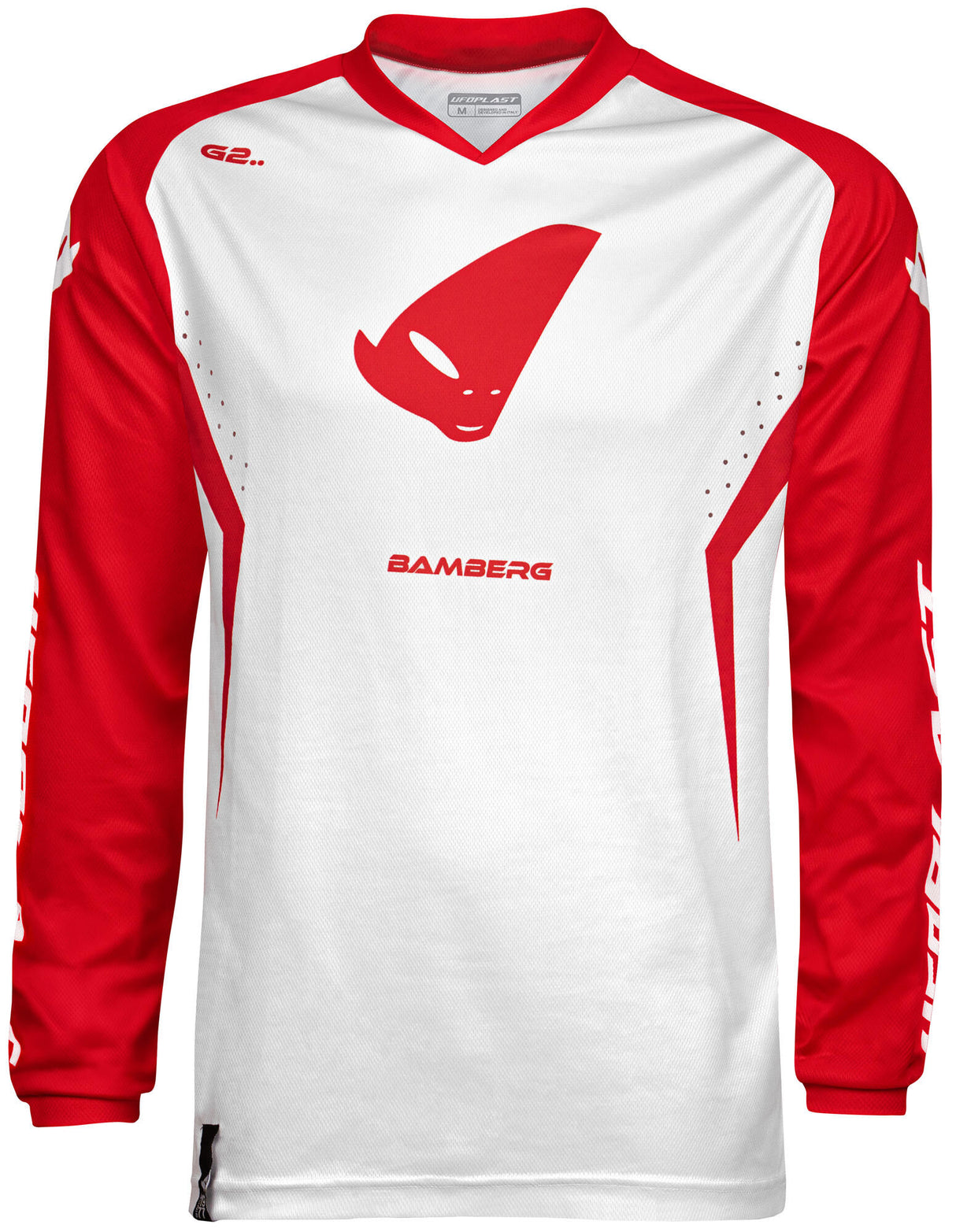 Ufo plast jersey "mx bamberg", heren mx jersey ufo bamberg red/white gr. xxl