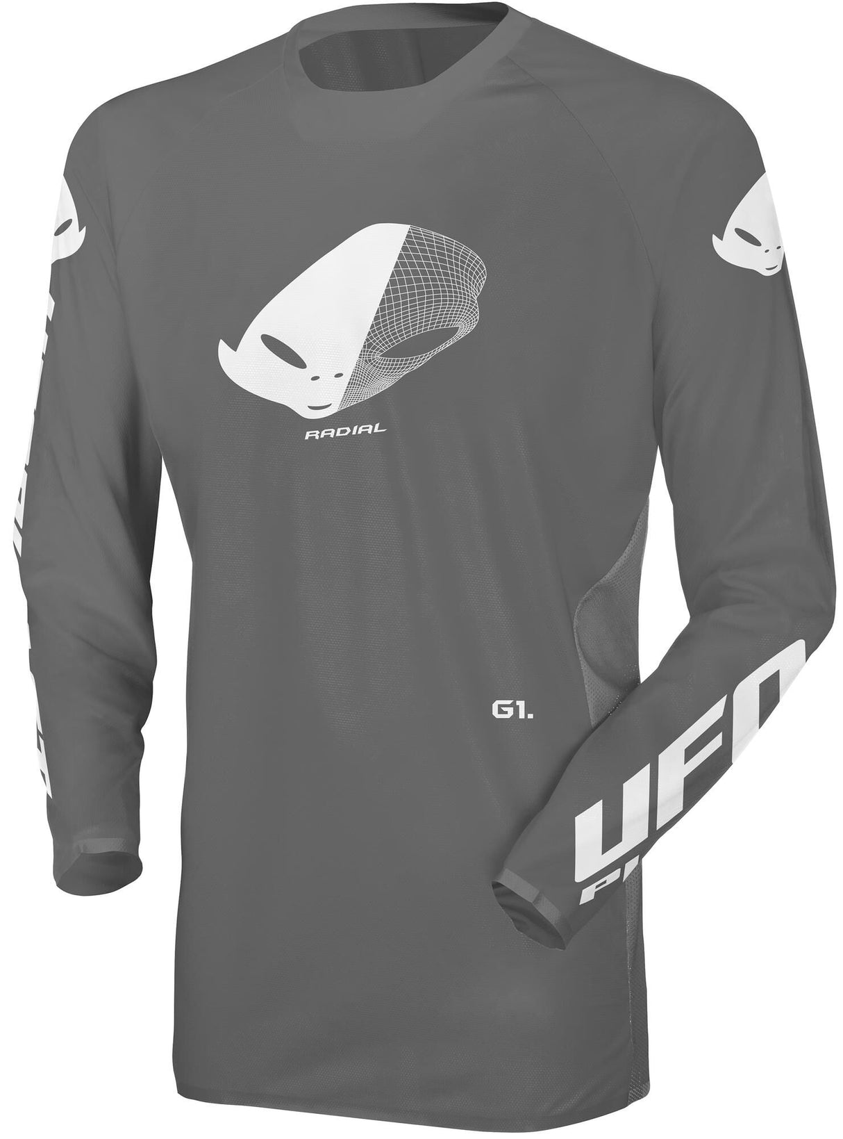 Ufo plast jersey mx radial mx jersey ufo radial grey gr. m