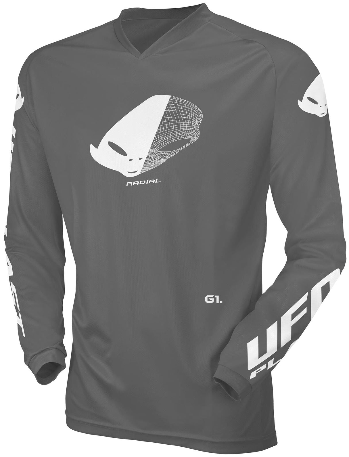 Ufo plast jersey mx radial children's jersey ufo rad grey gr. xs