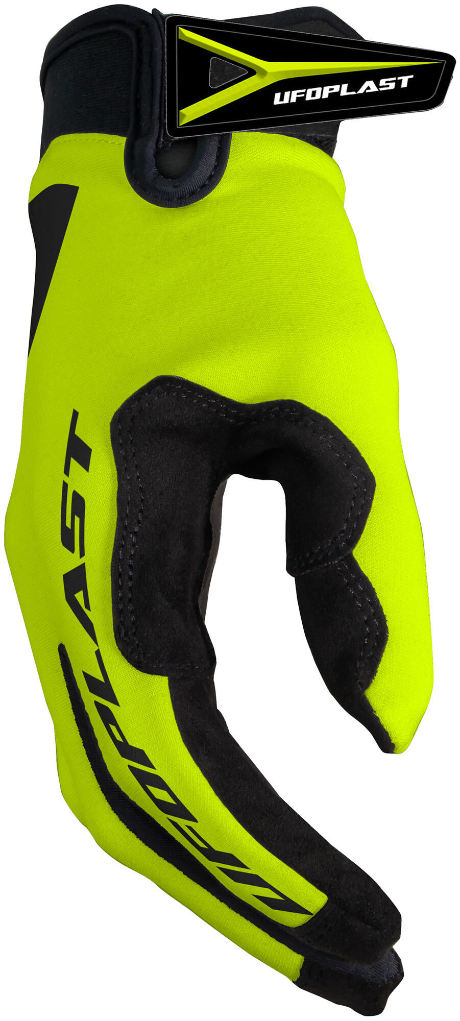 Ufo plast crosshandschoen "skyline gloves ufo skyline yellow gr. l