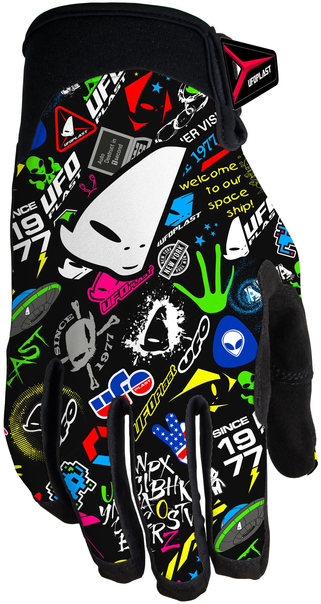 Ufo plast crosshandschoen skyline gloves ufo skyline graphic gr. s