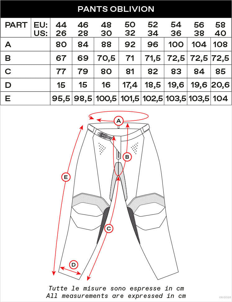 Ufo plast broek "mx oblivion mx trousers ufo oblivion blue/red gr. 48
