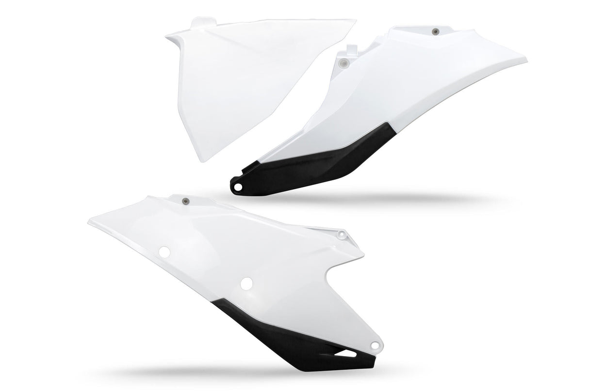 Ufo plast zijkappen side covers ufo gasgas white