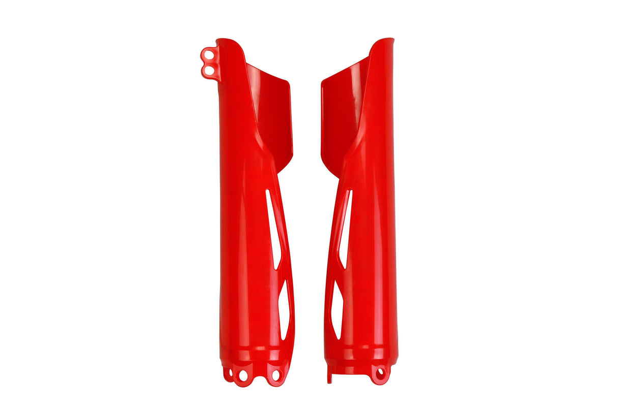Ufo plast voorvork bescherming fork protectors ufo honda red