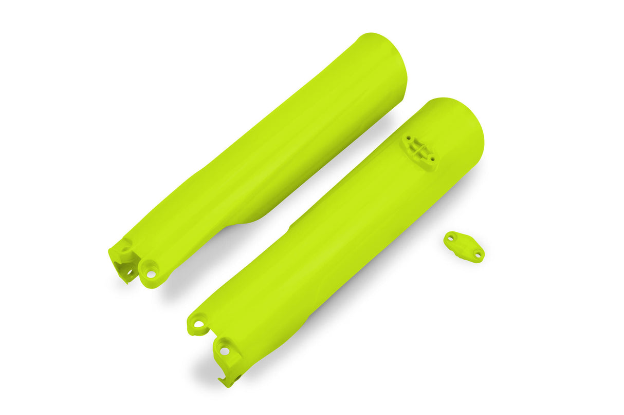 Ufo plast voorvork bescherming fork protectors ufo husqvarna yellow