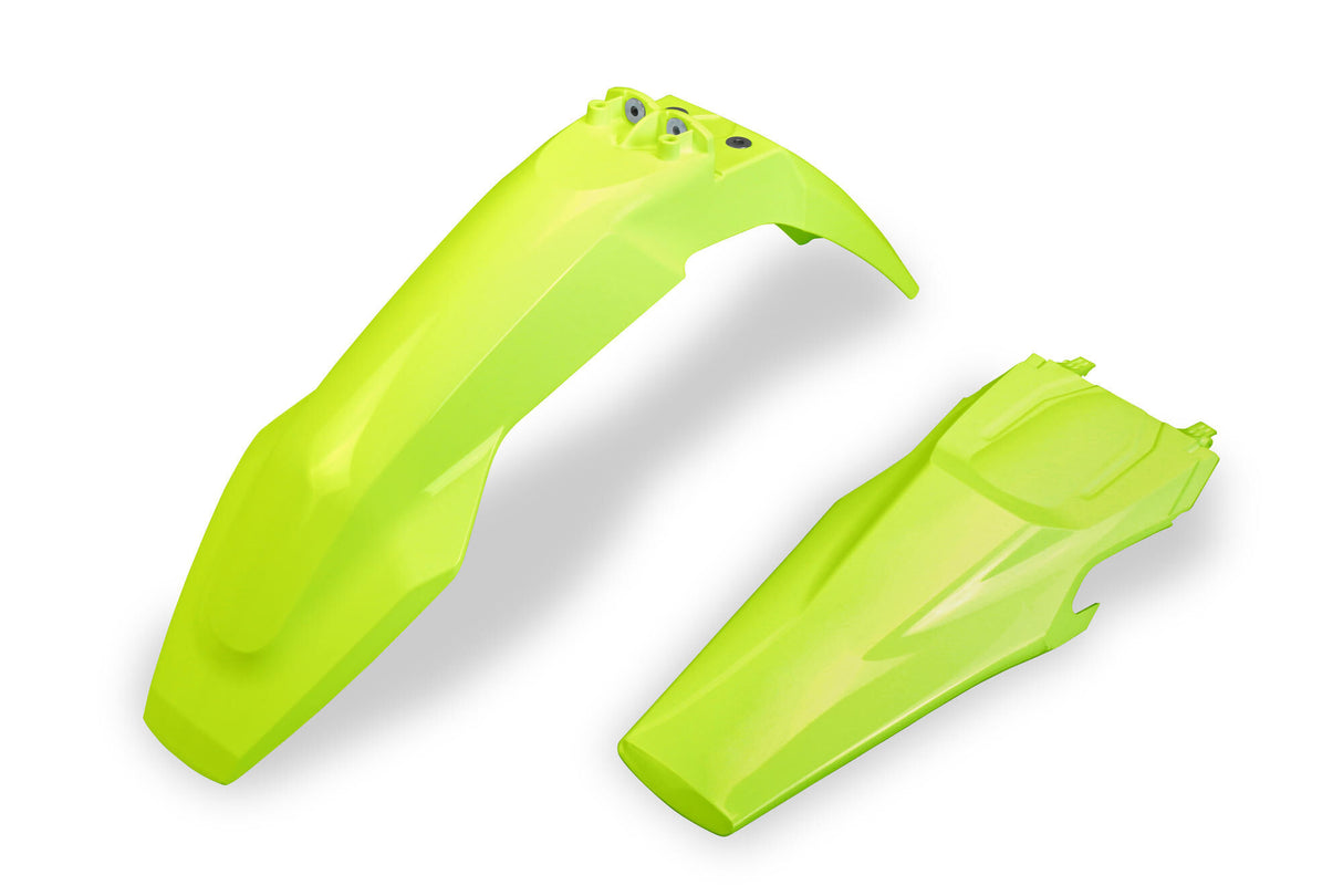 Ufo plast spatbordset mudguard set ufo husqvarna yellow