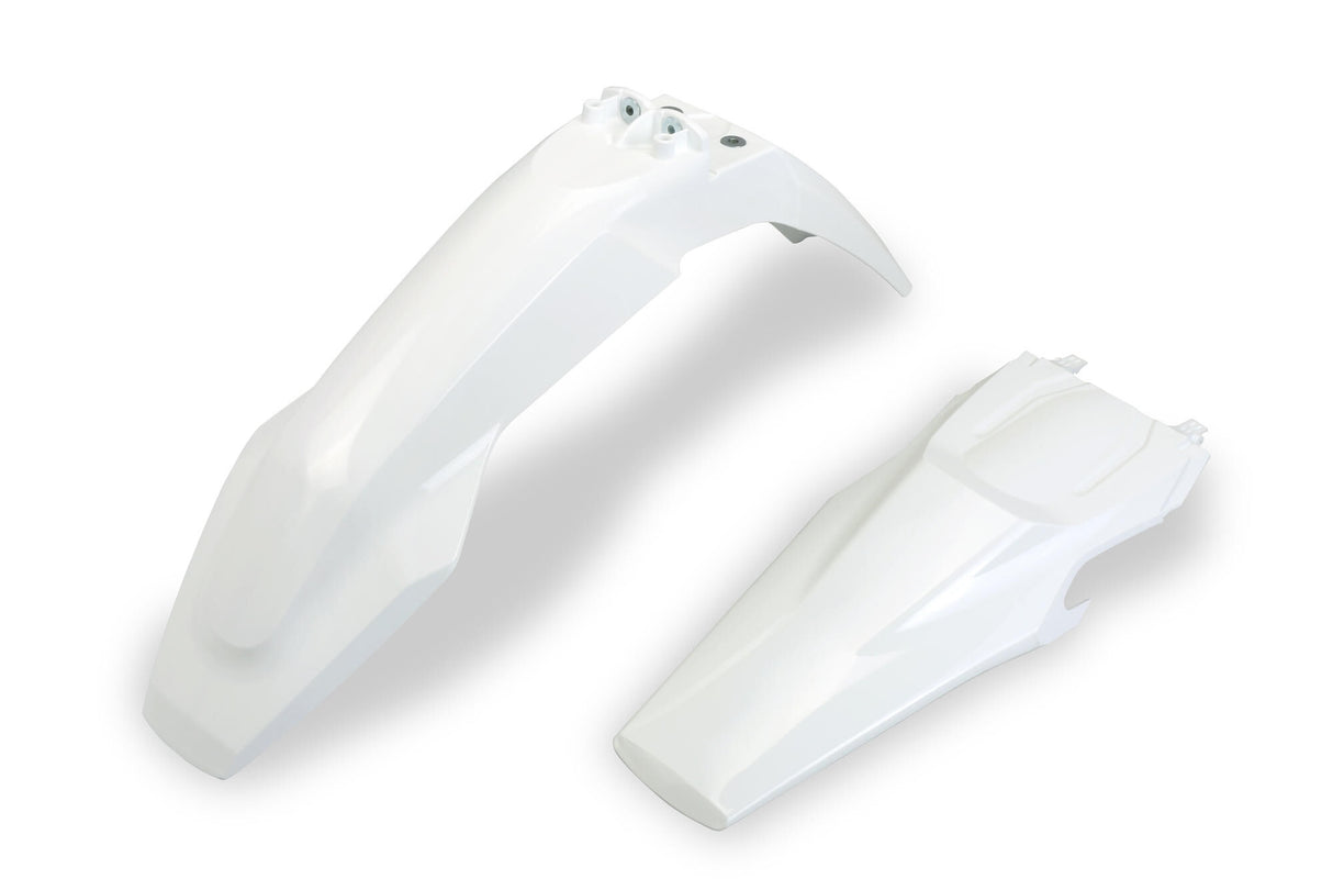 Ufo plast spatbordset mudguard set ufo husqvarna white