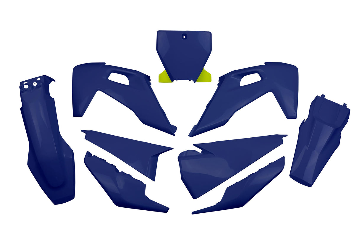 Ufo plast kappenset bekledingsset ufo husqvarna blauw