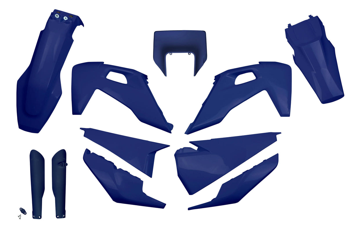 Ufo plast kappenset bekledingsset ufo husqvarna blauw