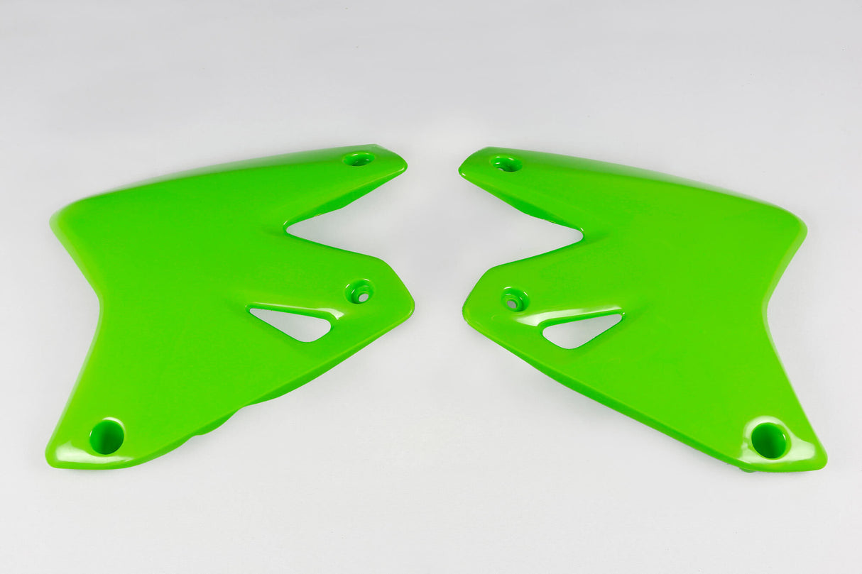 Ufo plast radiateurafdekking radiator covers ufo kawasaki green