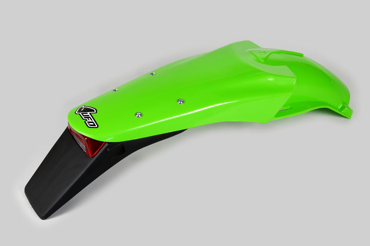 Ufo plast spatbord rear mudguard ufo kawasaki green