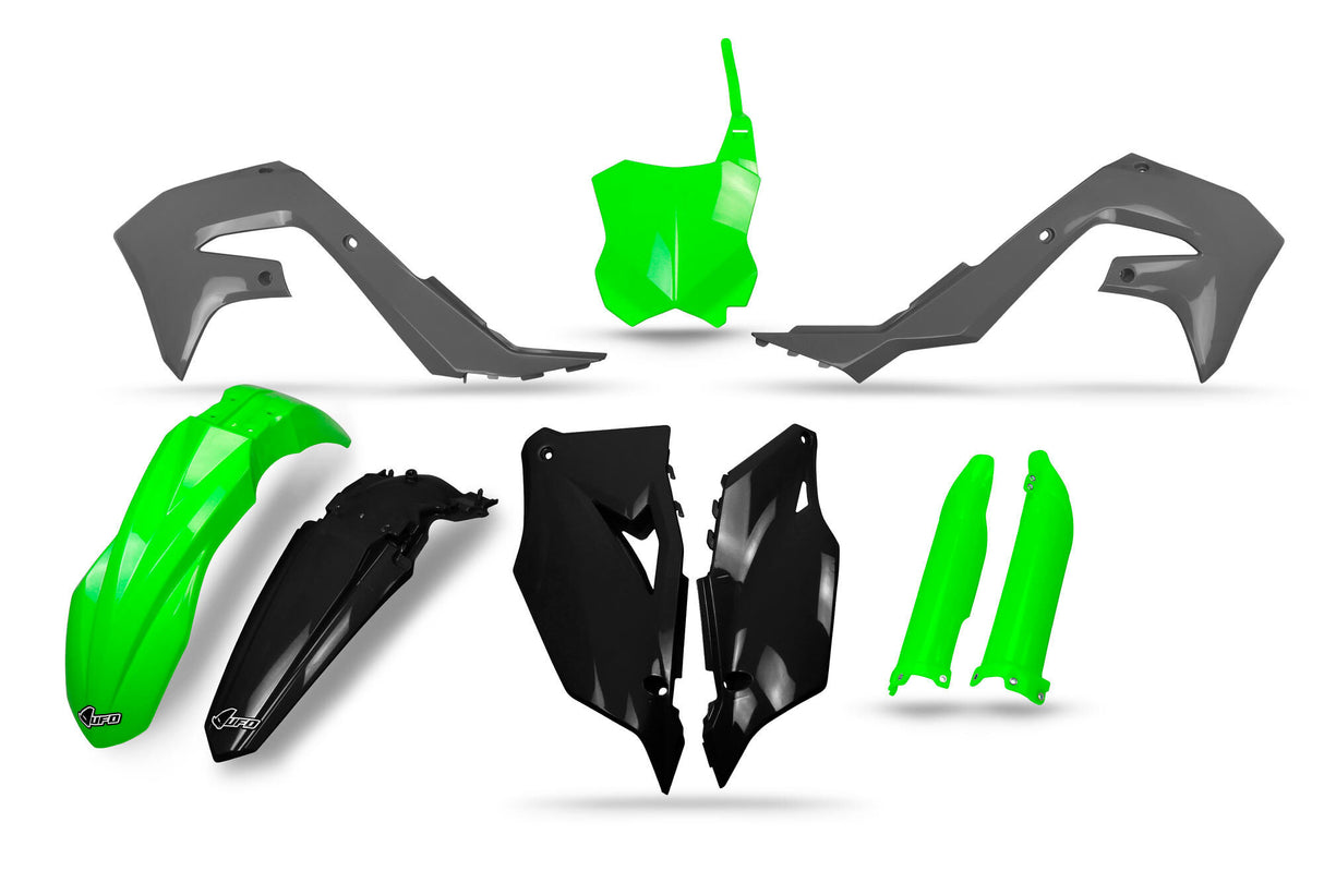 Ufo plast kappenset trim kit ufo kawasaki limited
