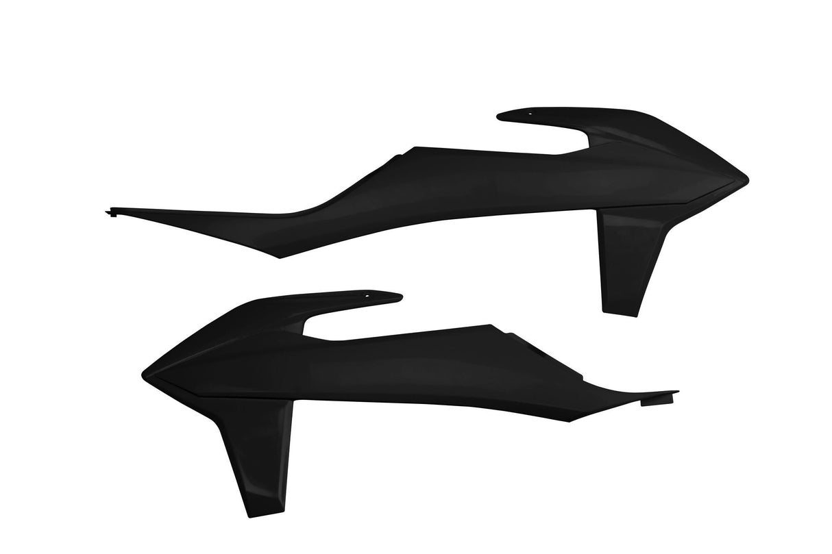 Ufo plast radiateurafdekking radiator covers ufo ktm black