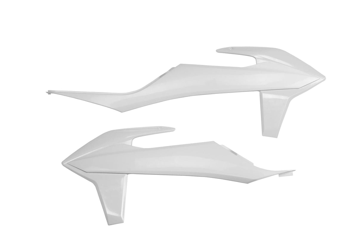 Ufo plast radiateurafdekking radiator covers ufo ktm white
