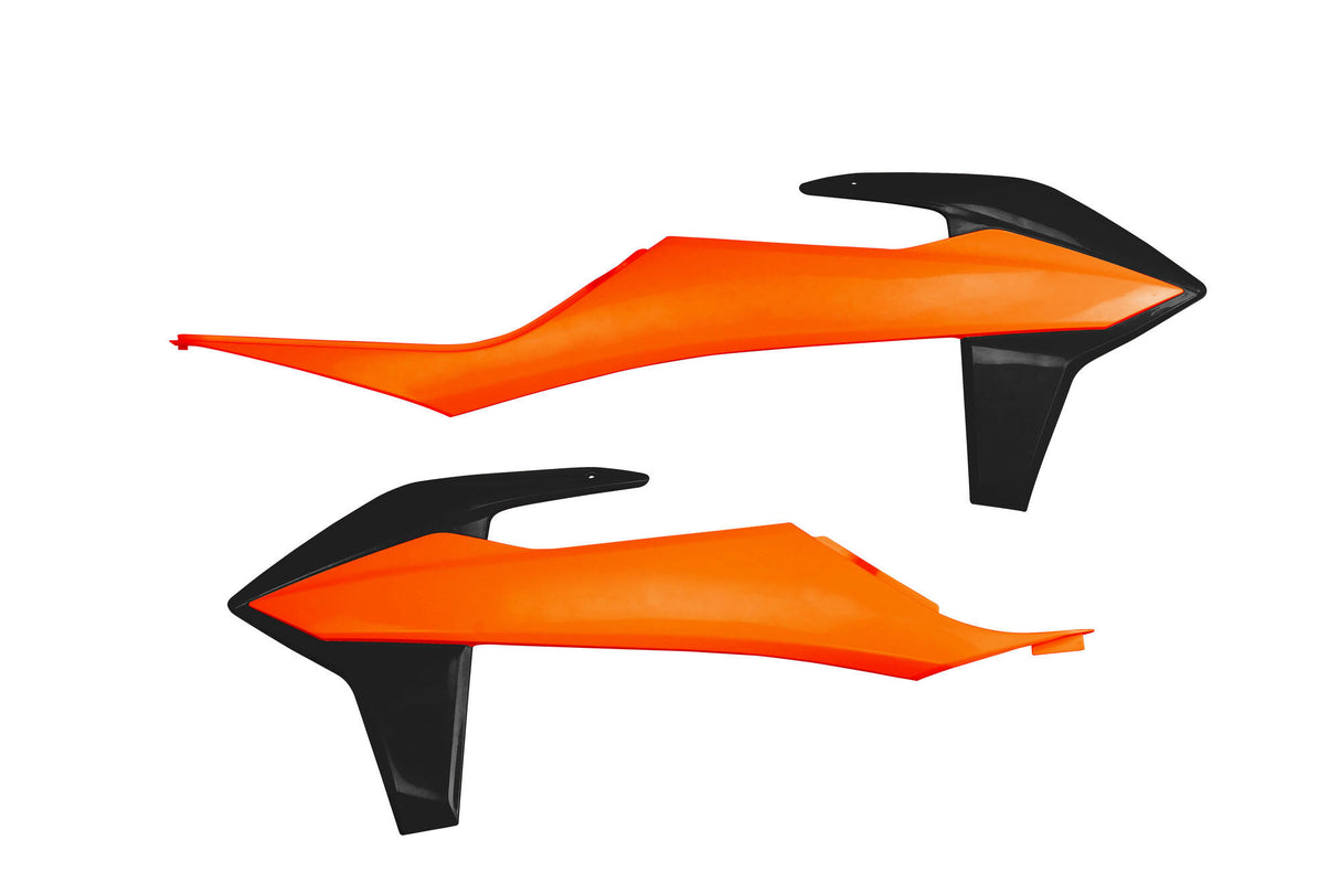 Ufo plast radiateurafdekking radiator covers ufo ktm orange black