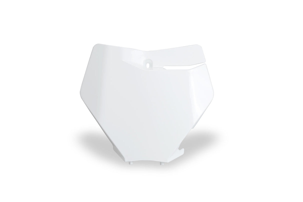 Ufo plast startnummerbord start number plate ufo ktm white