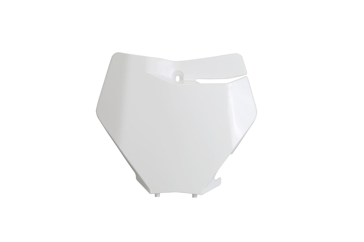 Ufo plast startnummerbord start number plate ufo ktm white
