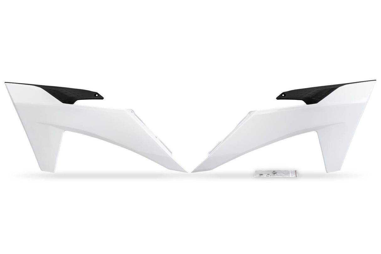 Ufo plast radiateurafdekking radiator covers ufo ktm white