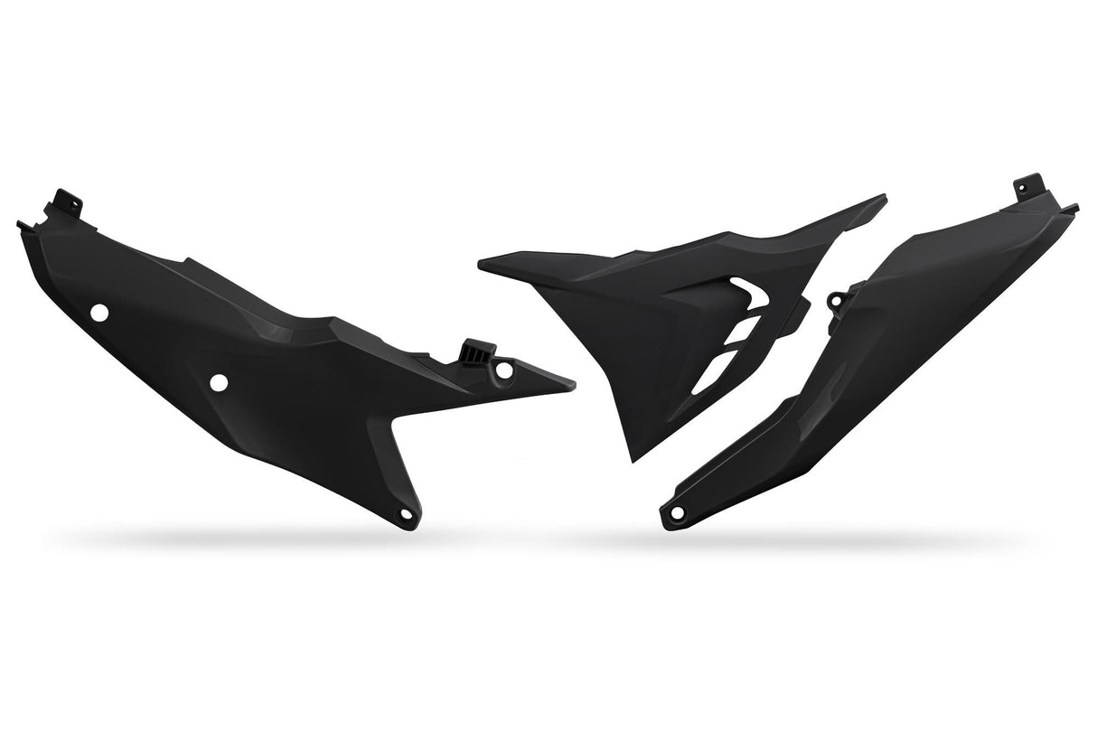 Ufo plast zijkappen side covers ufo ktm black
