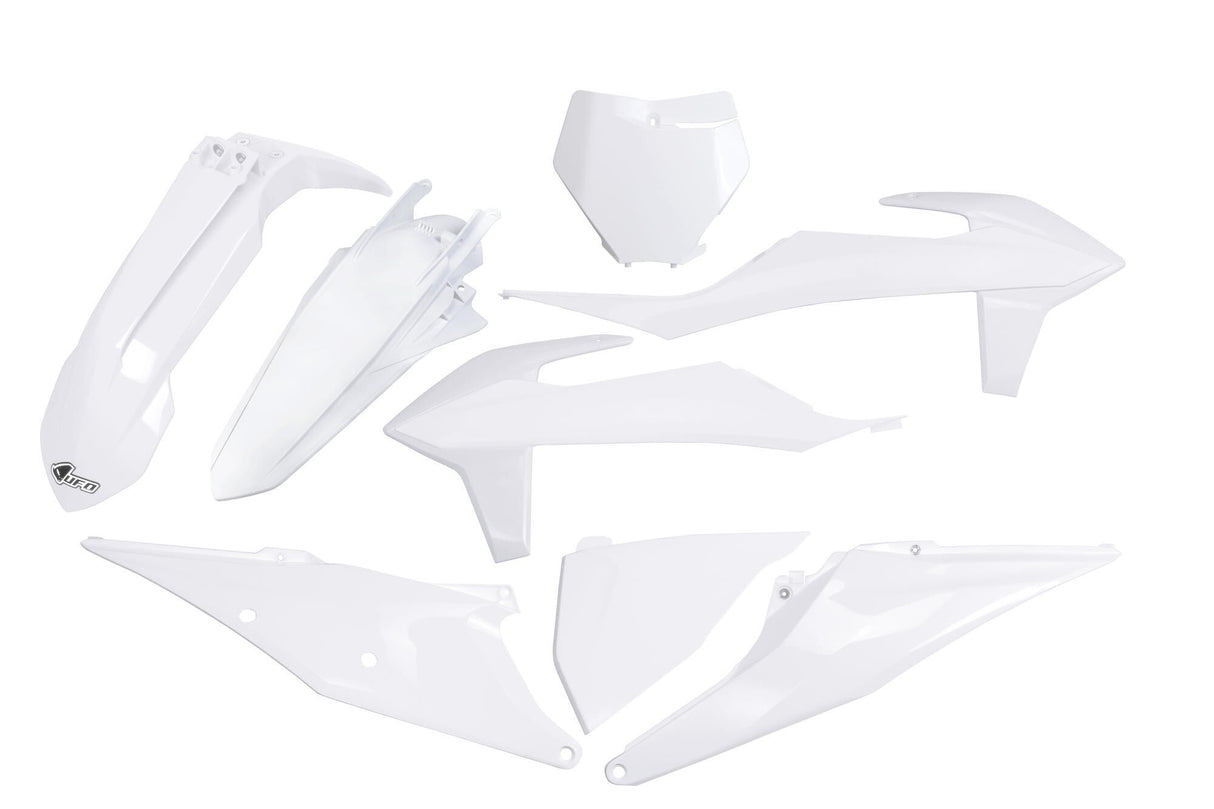 Ufo plast kappenset trim kit ufo ktm white