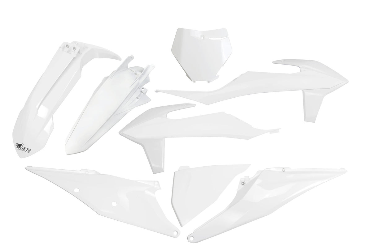 Ufo plast kappenset trim kit ufo ktm white