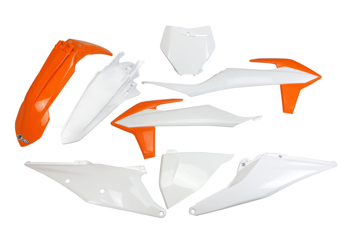 Ufo plast kappenset trim kit ufo ktm oem orange white