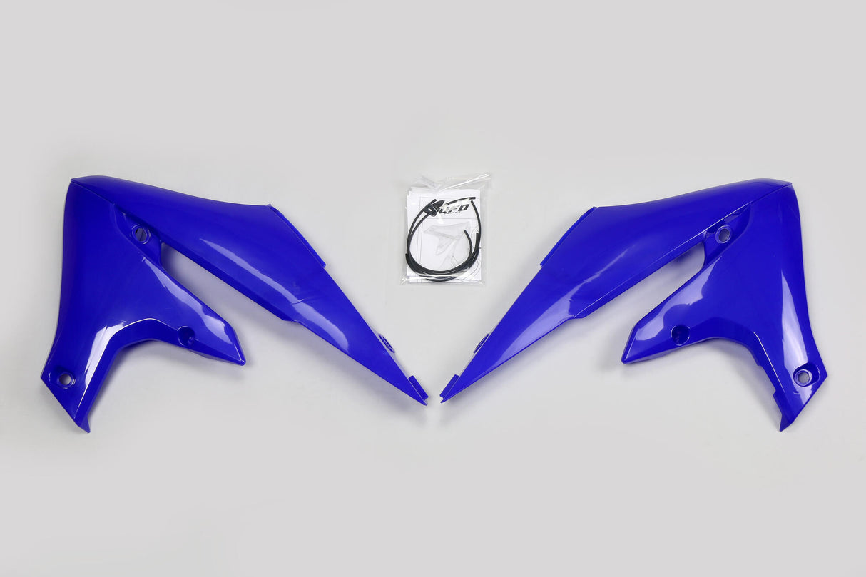 Ufo plast radiateurafdekking radiator covers ufo yamaha blue