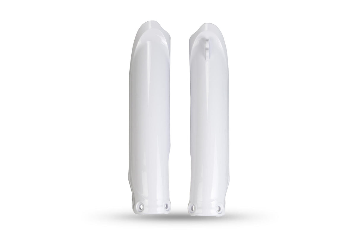 Ufo plast voorvork bescherming fork protectors ufo yamaha white