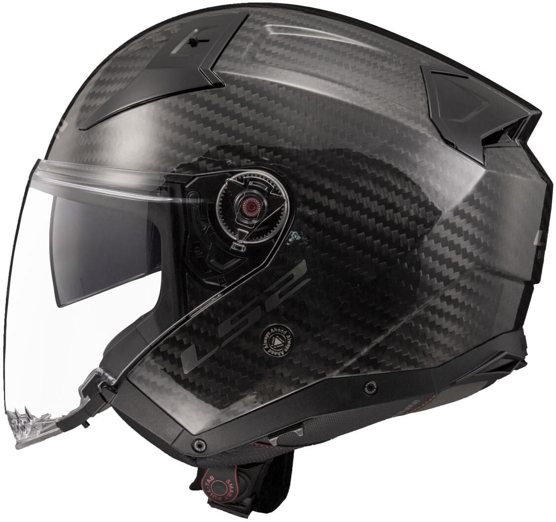 Ls2 jethelm of603 infinity ii carbon solid helmet of603 infi. ii carbon solid xl