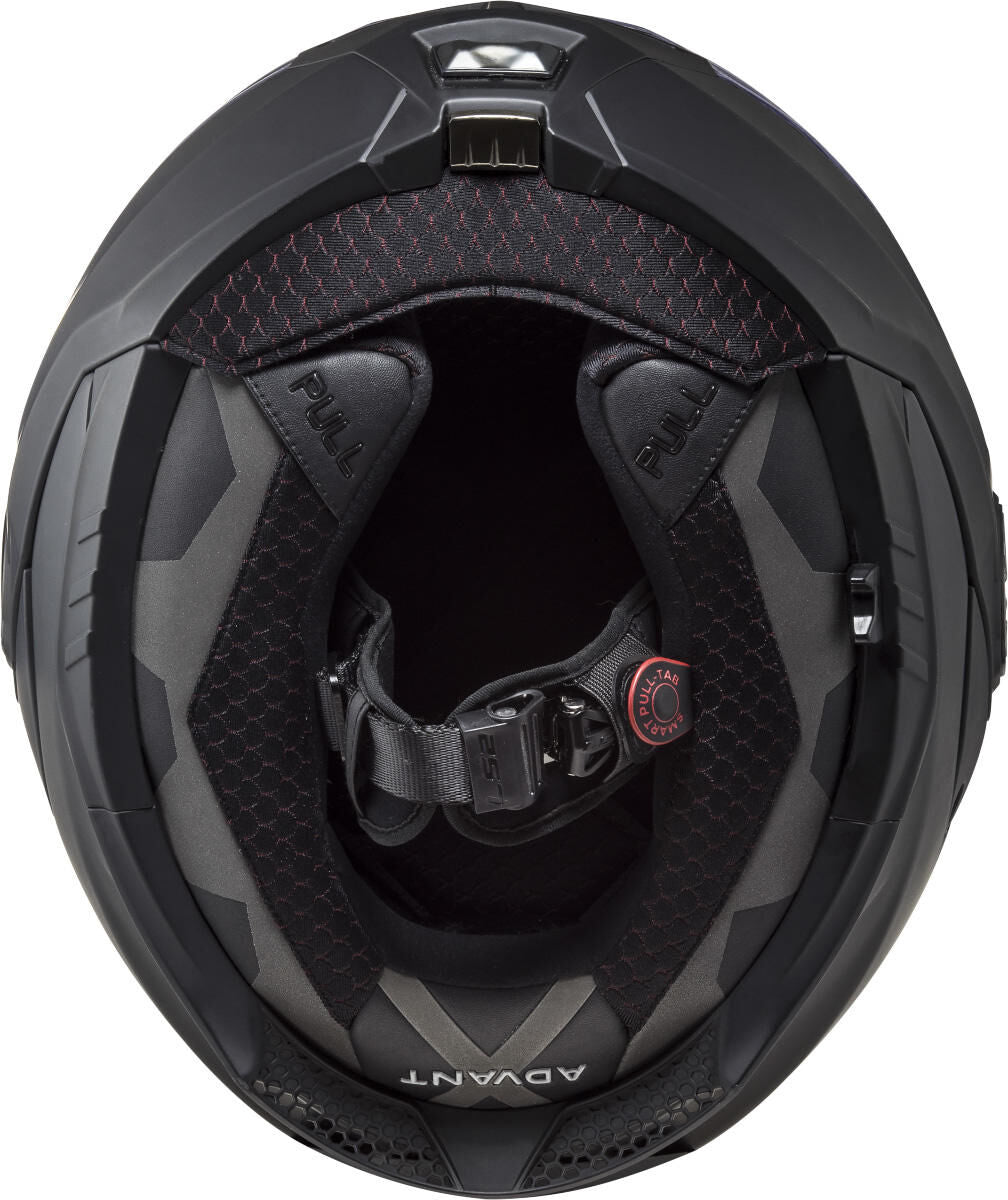 Ls2 opklaphelm ff901 advant x solid helmet ff901 adv. x solid 3xl matt black
