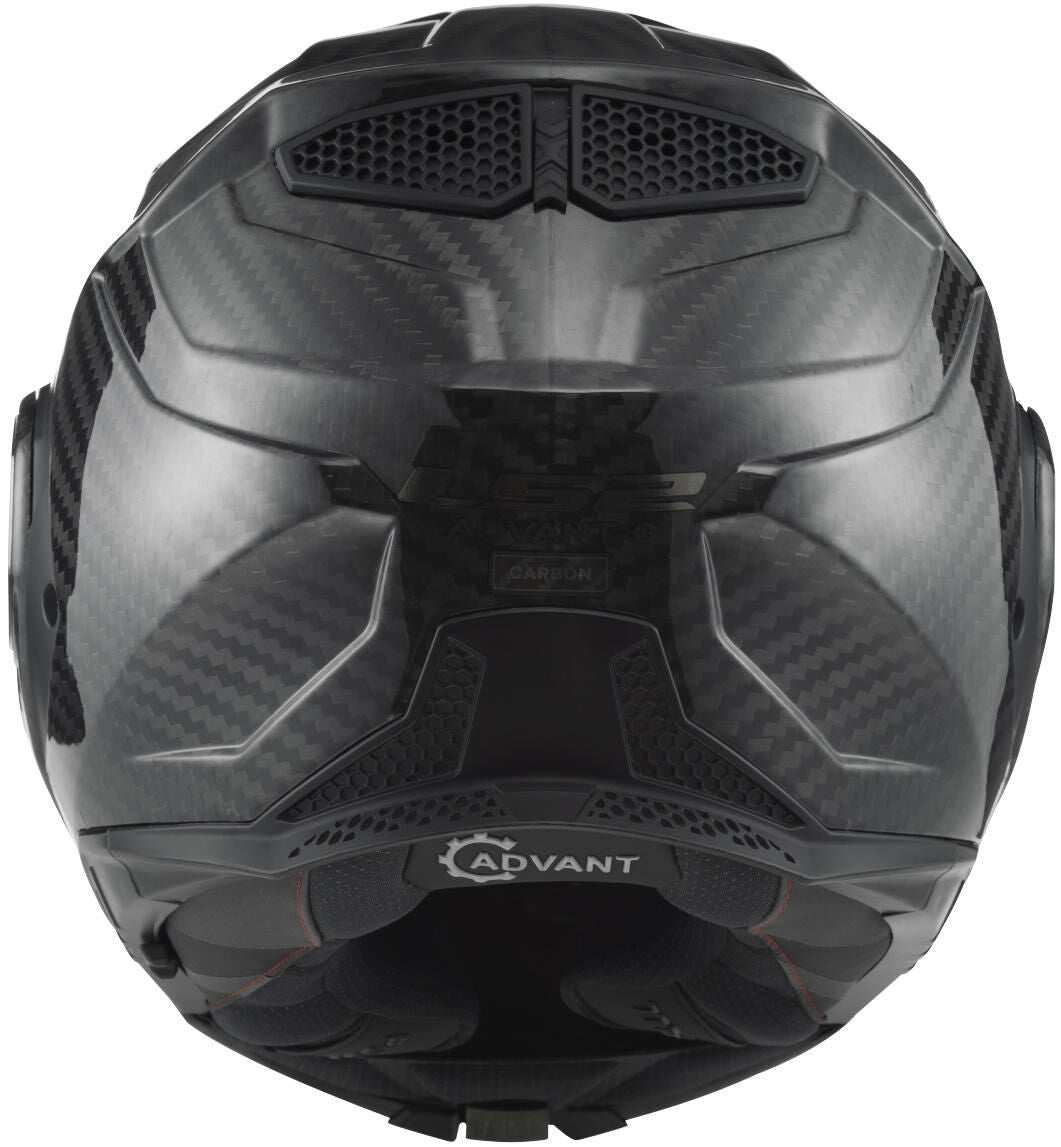 Ls2 opklaphelm ff901 advant x carbon solid helmet ff901 adv. x carb.solid xxl black