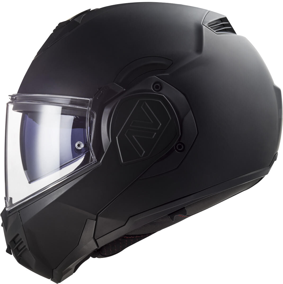 Ls2 opklapbare helm ff906 advant full black helmet ff906 adv.full black xs matt