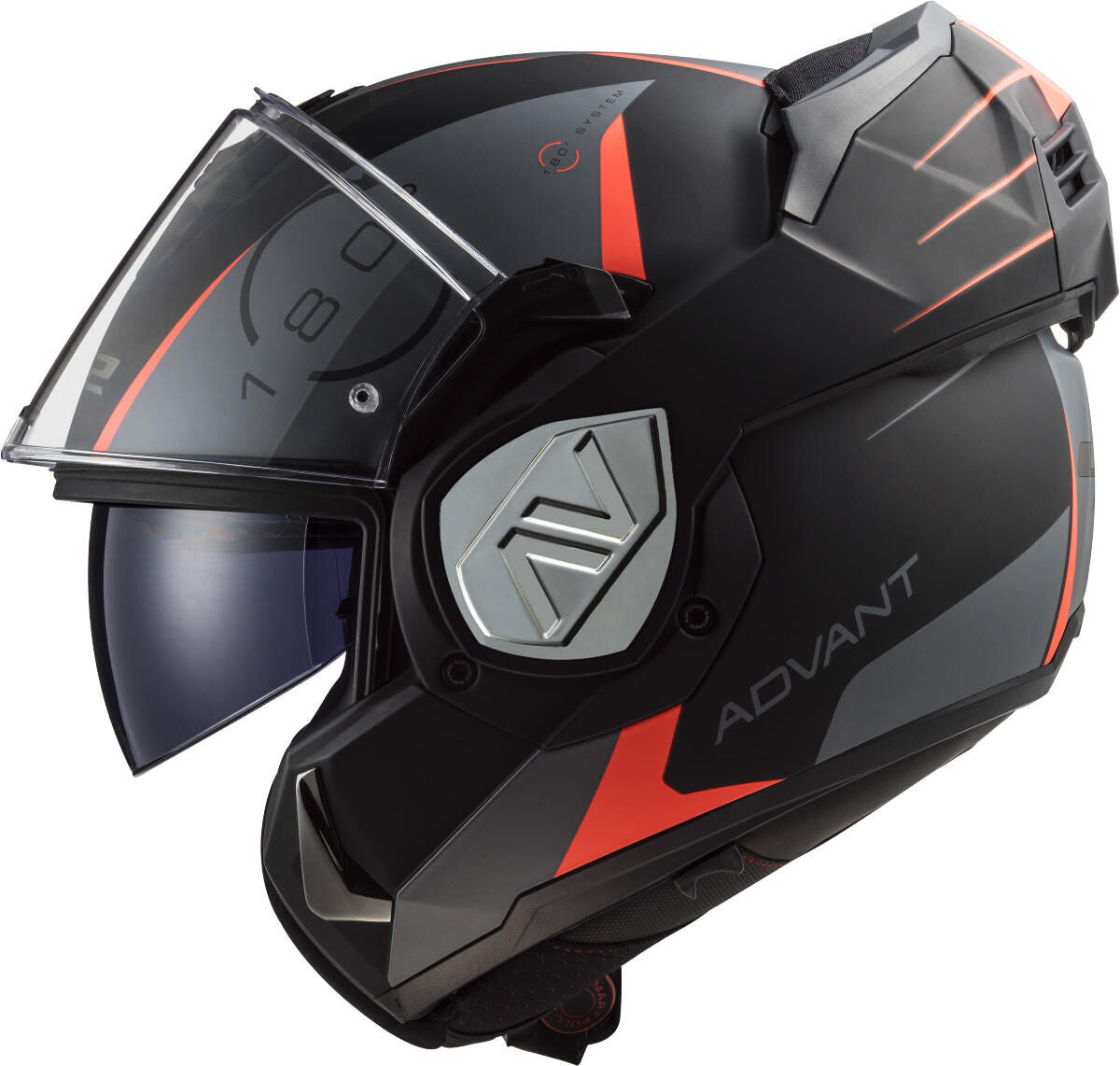 Ls2 opklaphelm ff906 advant codex helmet ff906 adv. codex xs bl grey red