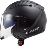 Ls2 of600 copter ii solid jethelm helmet of600 copt. ii solid s matt black