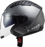 Ls2 of600 copter ii solid jethelm helmet of600 copt. ii solid l titanium