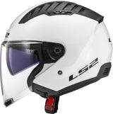 Ls2 of600 copter ii solid jethelm helmet of600 copt. ii solid m white