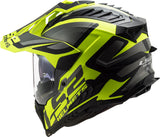 Ls2 endurohelm mx701 explorer alter , uitneembaar en wasbaar, reddingswangkussentjes, micrometrische sluiting, verwijderbare helmtop, voorbereiding voor helmcommunicatie, pinlock 70 maxvision™. helm mx701 explorer alter l bl. geel.matt