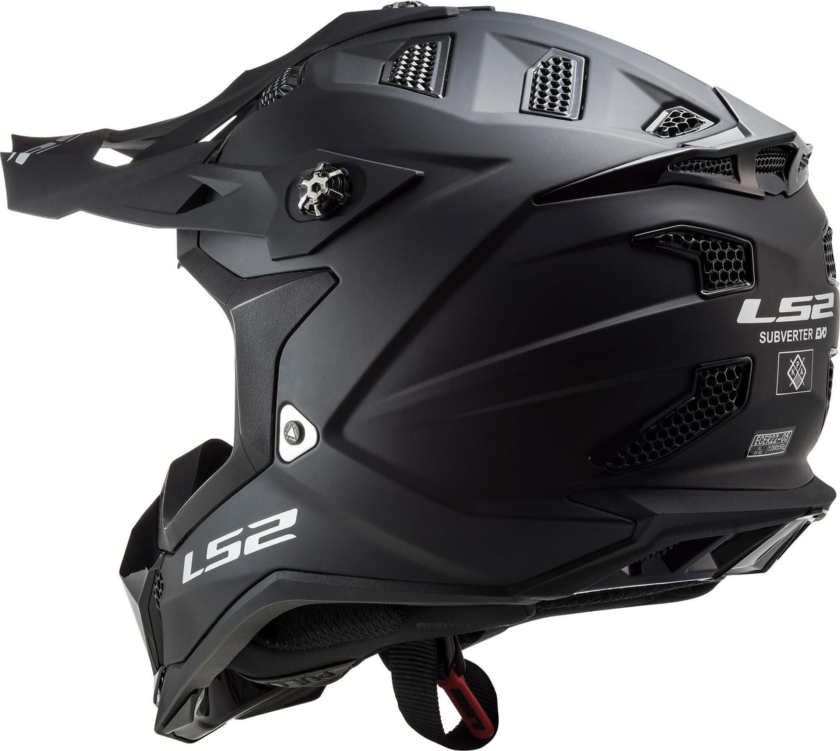 Ls2 crosshelm mx700 subverter evo noir , uitneembaar en wasbaar, ademend en hypoallergeen. helmet mx700 subv.evo noir xl matt black