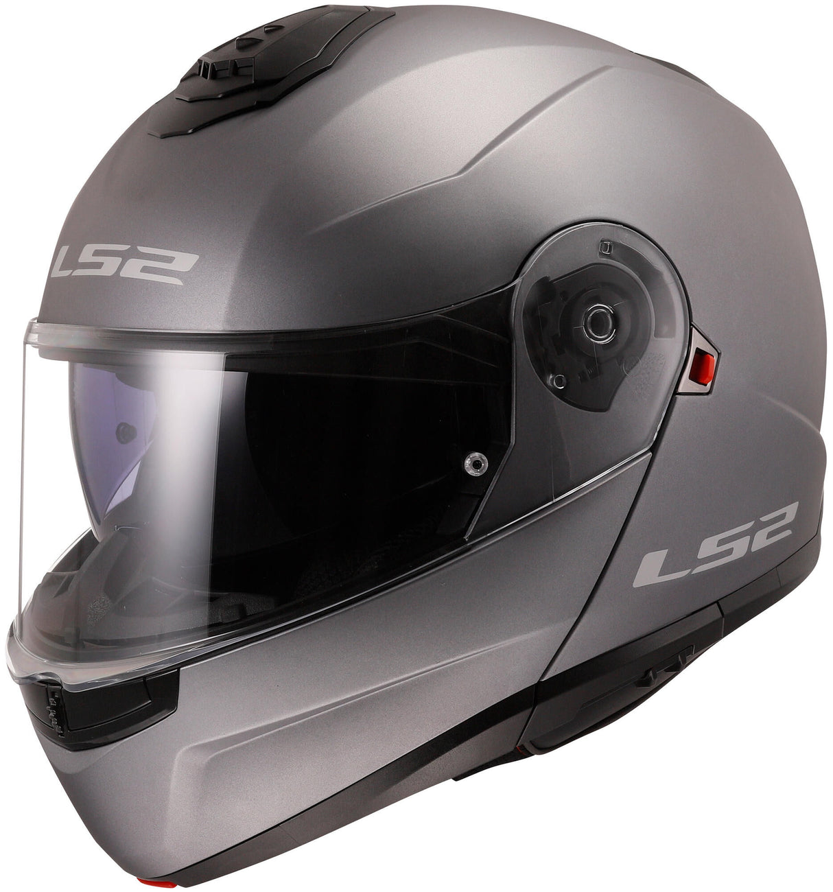 Ls2 opklapbare helm ff908 strobe ii solid helmet ff908 strob.ii solid xxl titanium matt