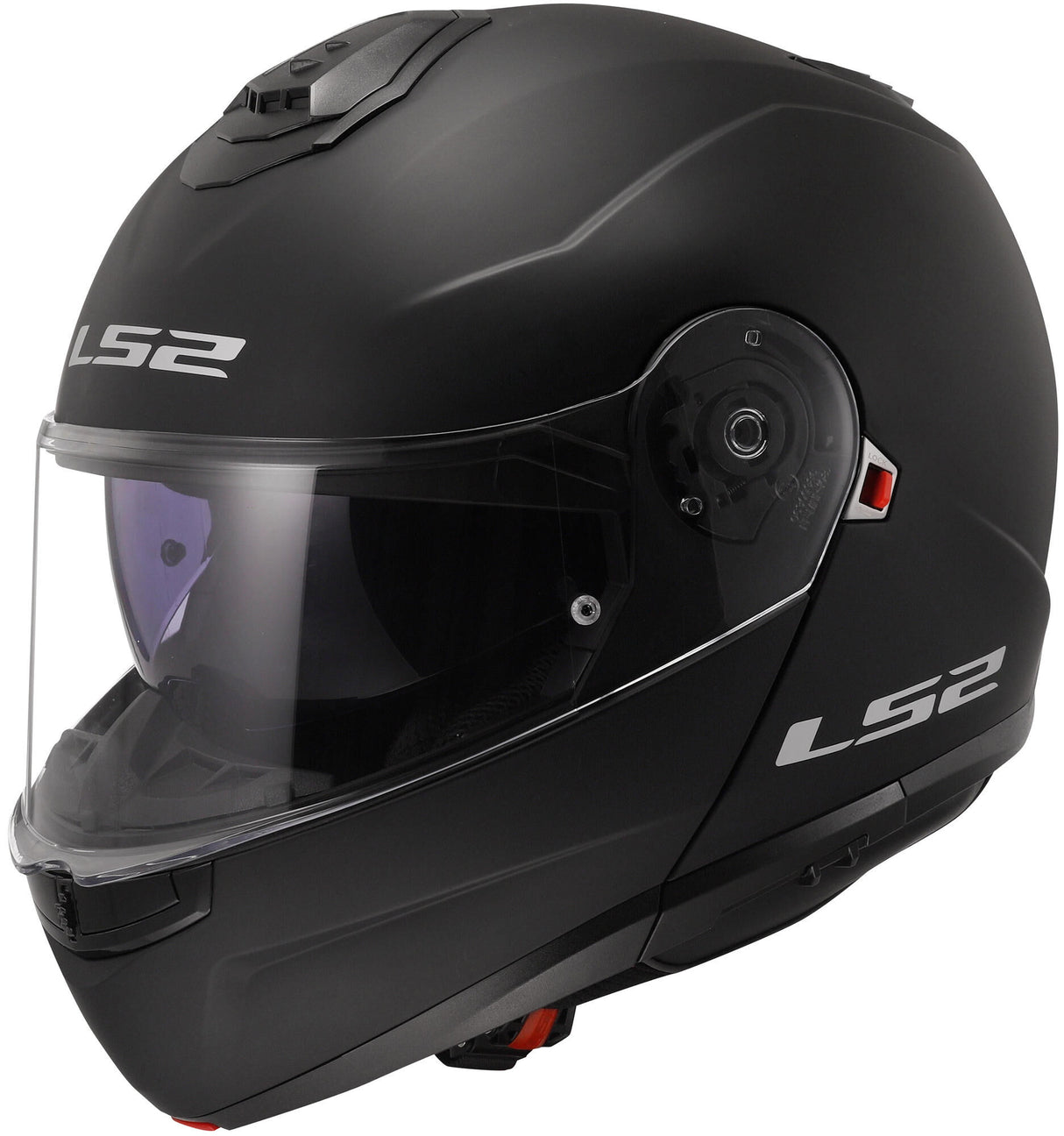 Ls2 opklapbare helm ff908 strobe ii solid helmet ff908 strob.ii solid m black matt