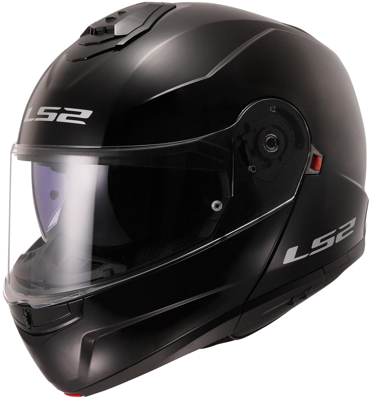 Ls2 opklapbare helm ff908 strobe ii solid helmet ff908 strob.ii solid l black