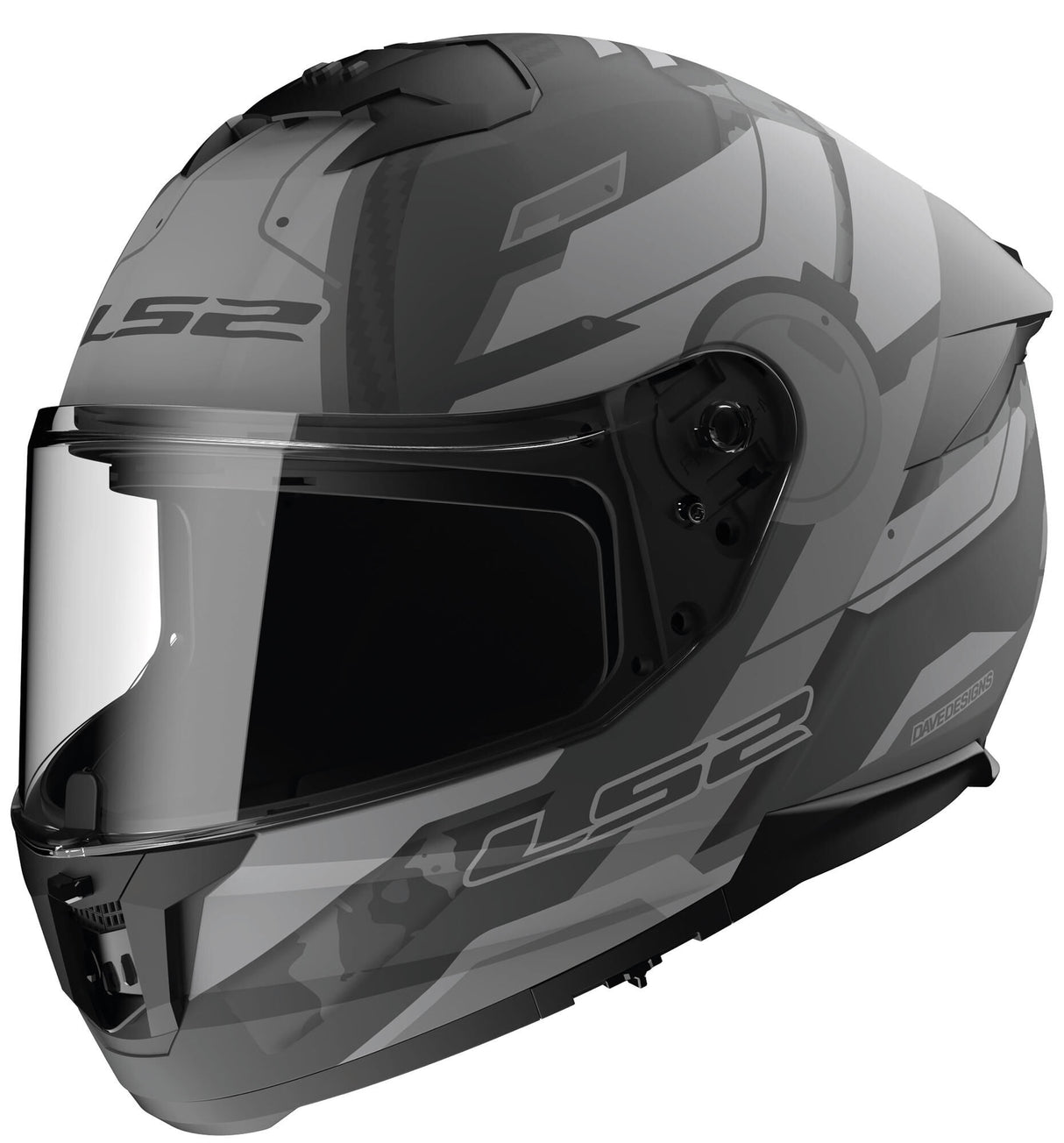 Ls2 integraalhelm ff808 stream ii shadow . helm ff808 stre.ii shadow xl grijs mat